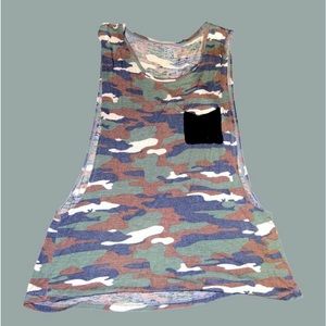 Camo muscle tee